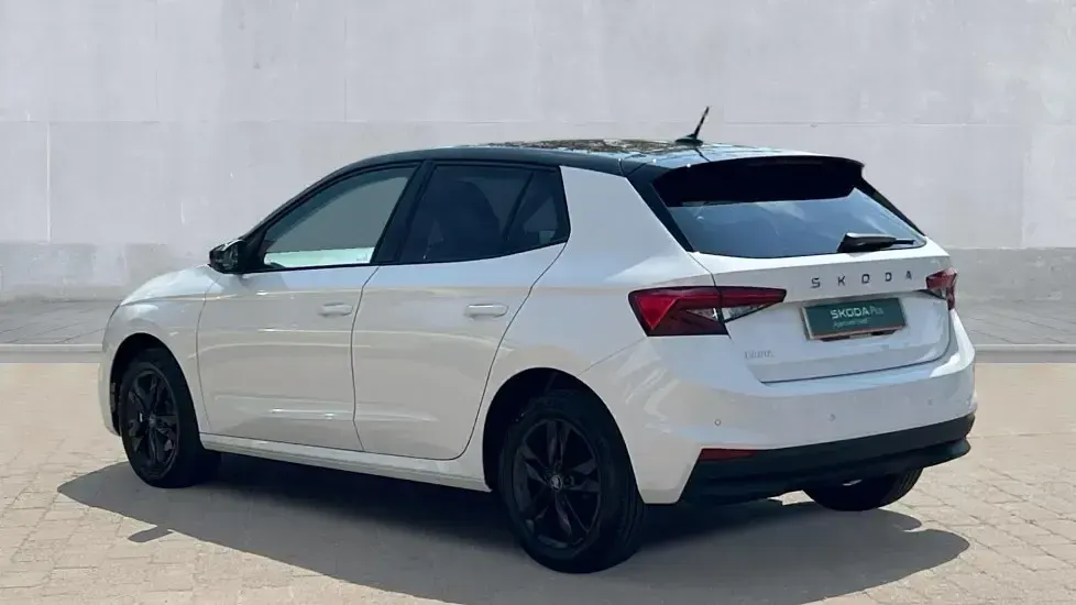 Used Skoda Fabia Design Edition 116 HP (85 kW) 2026 Candy white black magic pearl effect Hatchback