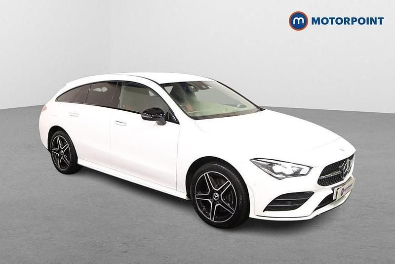 White Used 2022 Mercedes CLA250e AMG Line Premium Sedan | £24,599 (Fair price) - Image 1/4