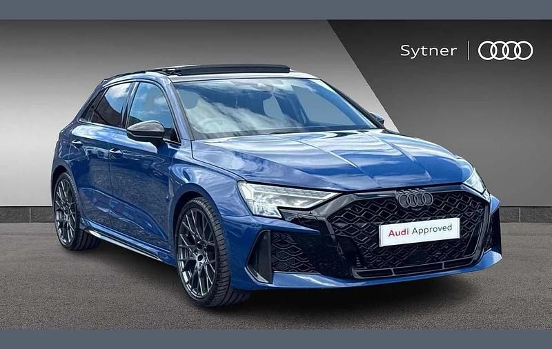 Blue Used 2025 Audi RS3 Comfort Sedan | £59,000 (Fair price) - Image 1/4
