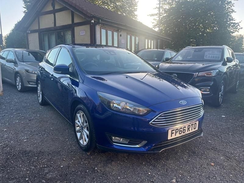 Blue Used 2016 Ford Focus Titanium Hatchback | £5,499 (Good price) - Image 1/4