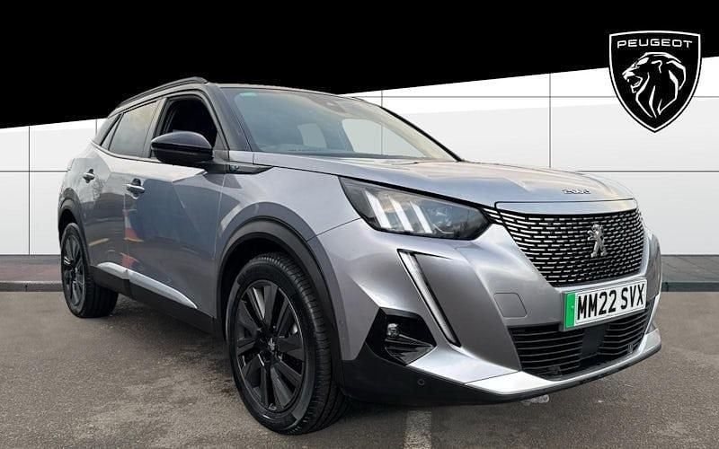 Grey Used 2022 Peugeot e-2008 Premium SUV | £16,010 (Fair price) - Image 1/4