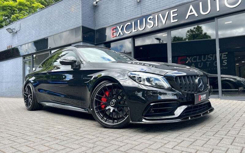 Black Used 2019 Mercedes C63 AMG Premium Plus Coupe | £52,950 (Expensive) - Image 1/4