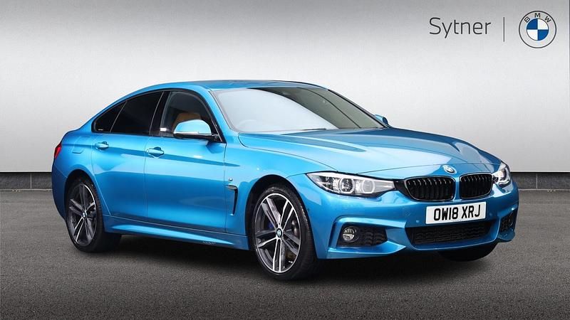 Blue Used 2018 BMW 430 Gran Coupé M Sport Coupe | £24,500 (Expensive) - Image 1/4