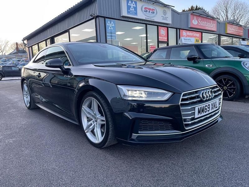 Black Used 2020 Audi A5 S-Line Coupe | £15,979 (Super price) - Image 1/4
