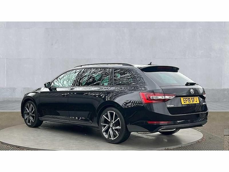 Used Skoda Superb SportLine 150 HP (110 kW) 2019 Black Estate