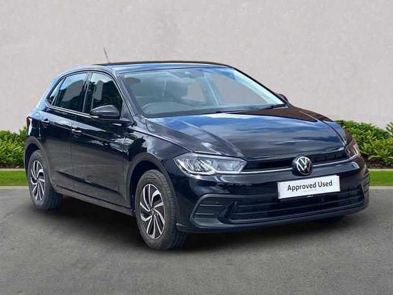 Black Used 2023 VW Polo Life Hatchback | £15,331 (Good price) - Image 1/4
