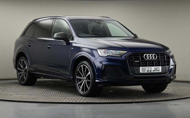 Navarra blue metallic Used 2023 Audi Q7 Black Edition SUV | £46,100 (Good price) - Image 1/4