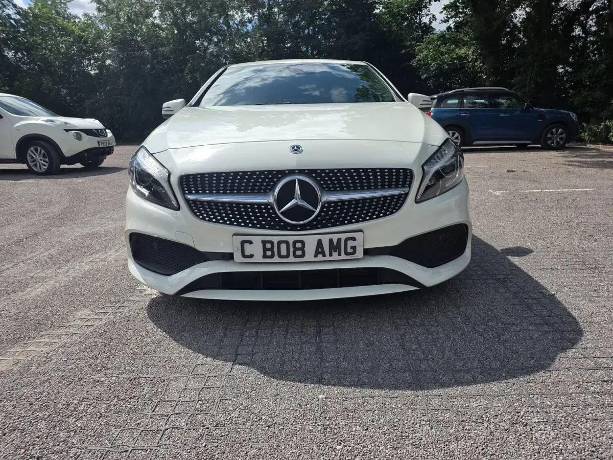 Used Mercedes A200 AMG Line Premium 2017 White Hatchback