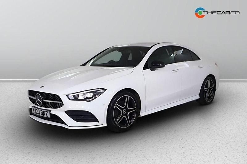 Used Mercedes CLA180 AMG line 2023 White Sedan