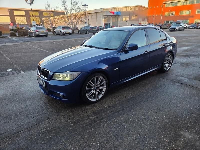 Blue Used 2010 BMW 320 M Sport Sedan | £2,495 (Good price) - Image 1/4