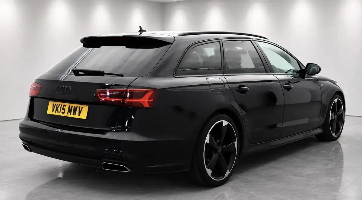 Used Audi A6 Black Edition 190 HP (139 kW) 2015 Black Estate