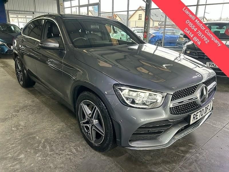 Grey Used 2020 Mercedes GLC220 AMG line Coupe | £25,495 (Fair price) - Image 1/4
