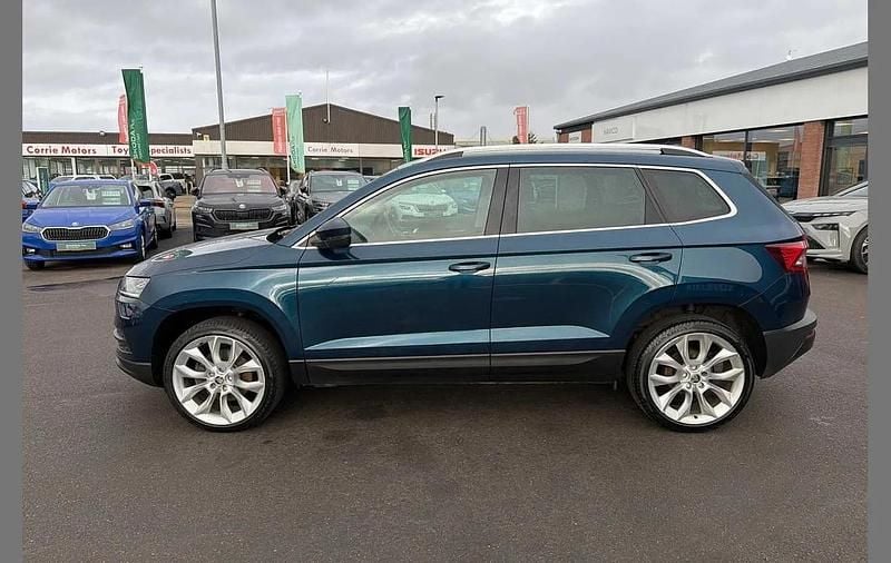 Used Skoda Karoq SE L 147 HP (108 kW) 2020 Petrol blue metallic SUV