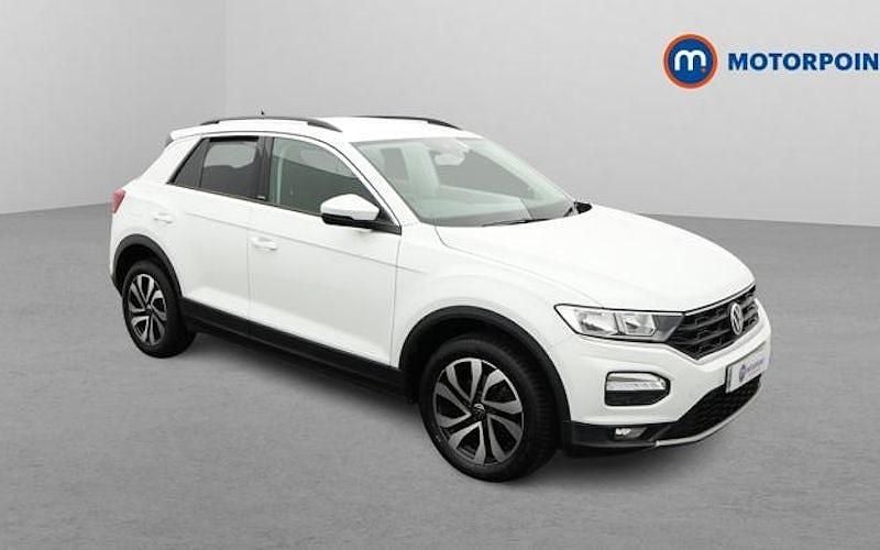 White Used 2021 VW T-Roc Active SUV | £18,049 (A bit pricey) - Image 1/4