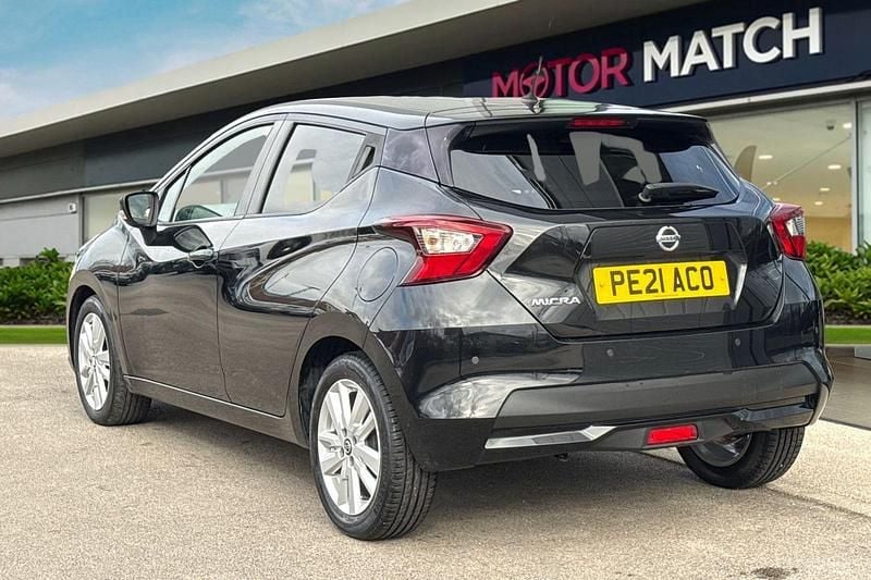 Used Nissan Micra Acenta 100 HP (73 kW) 2021 Black Hatchback