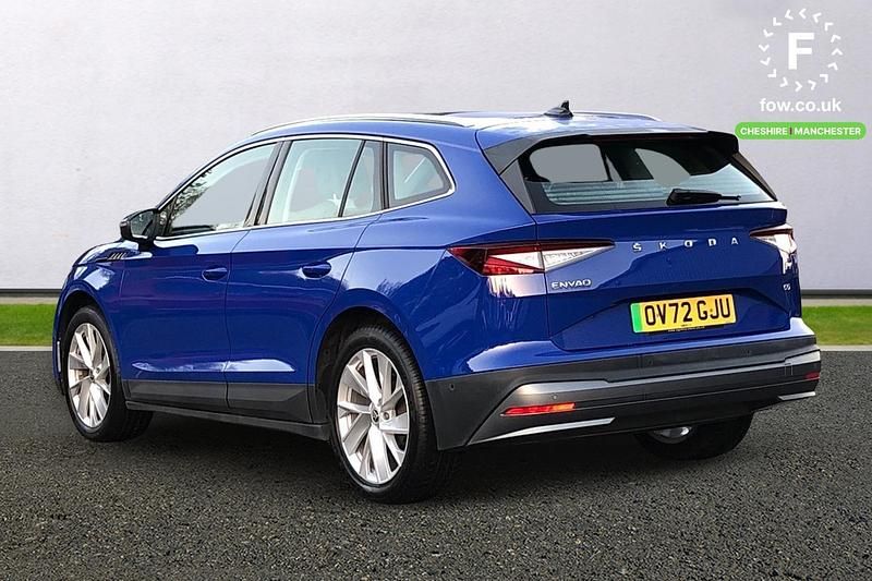 Used Skoda Enyaq iV ecoSuite 131 kW (179 HP) 2022 Blue SUV