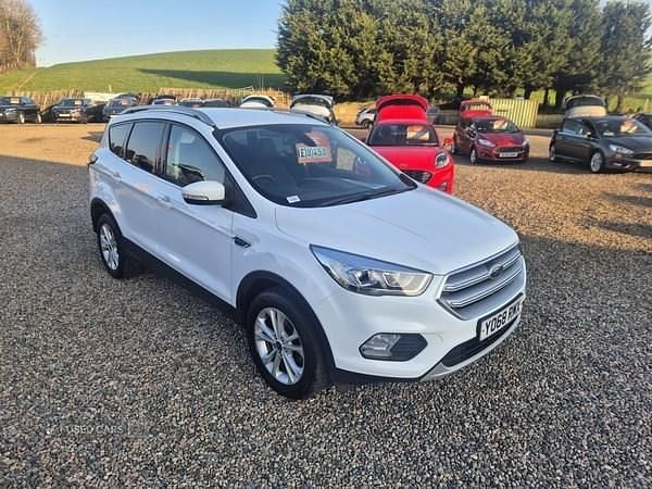 Used Ford Kuga Titanium 150 HP (110 kW) 2019 White SUV