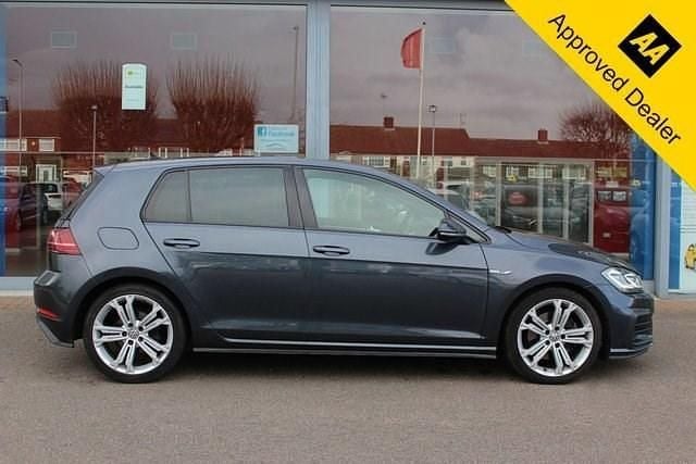 Used VW Golf VII GTD 184 HP (135 kW) 2018 Blue Hatchback