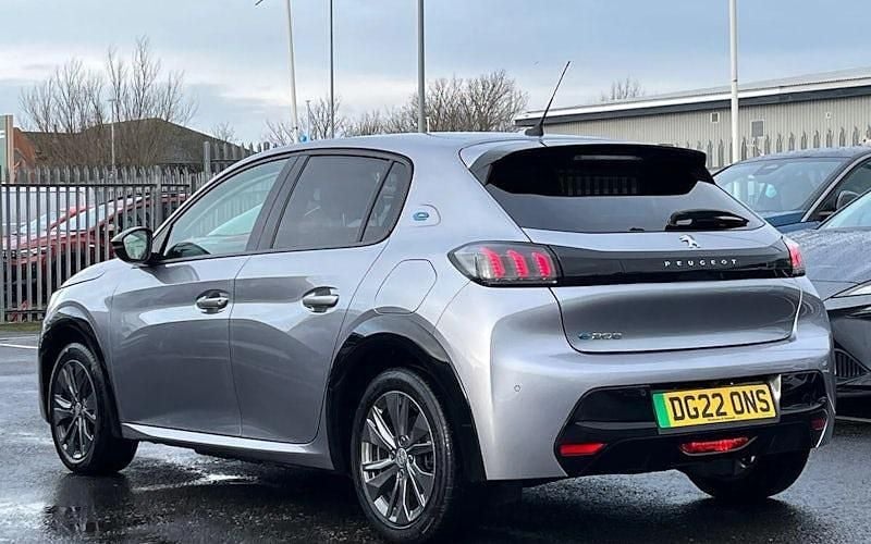 Used Peugeot e-208 Allure Premium 100 kW (136 HP) 2022 Grey Hatchback