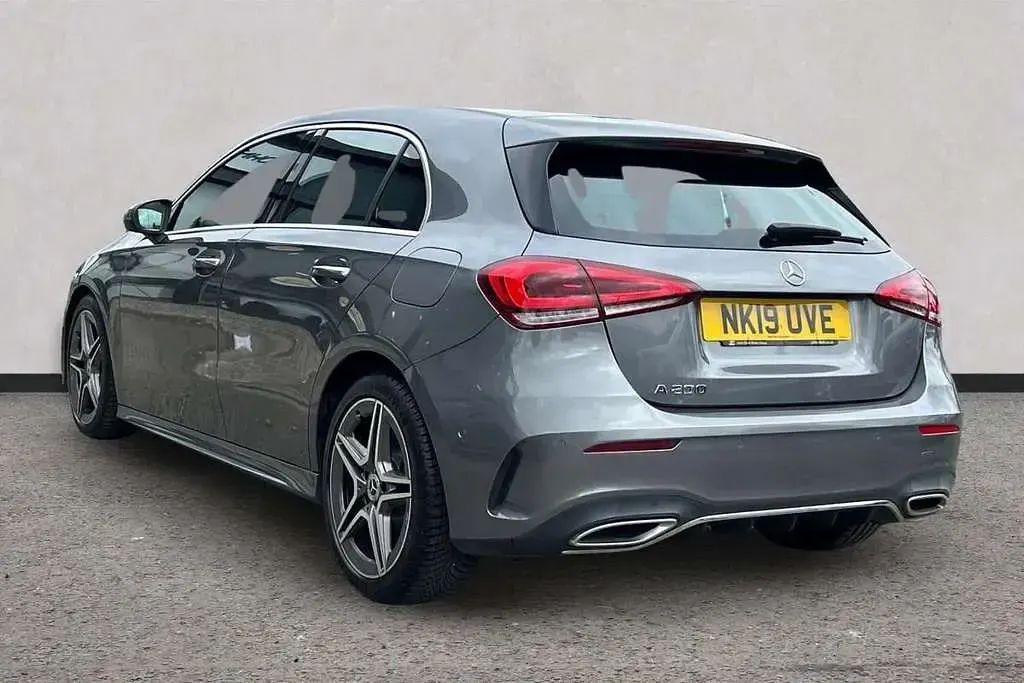 Used Mercedes A200 AMG Line Premium 161 HP (118 kW) 2019 Grey Hatchback