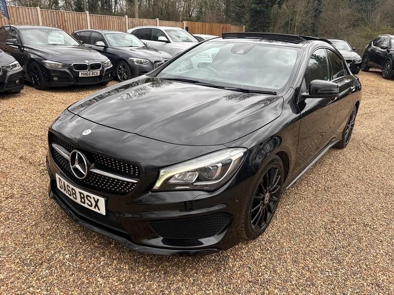 Used Mercedes CLA220 AMG line 2018 Black Sedan