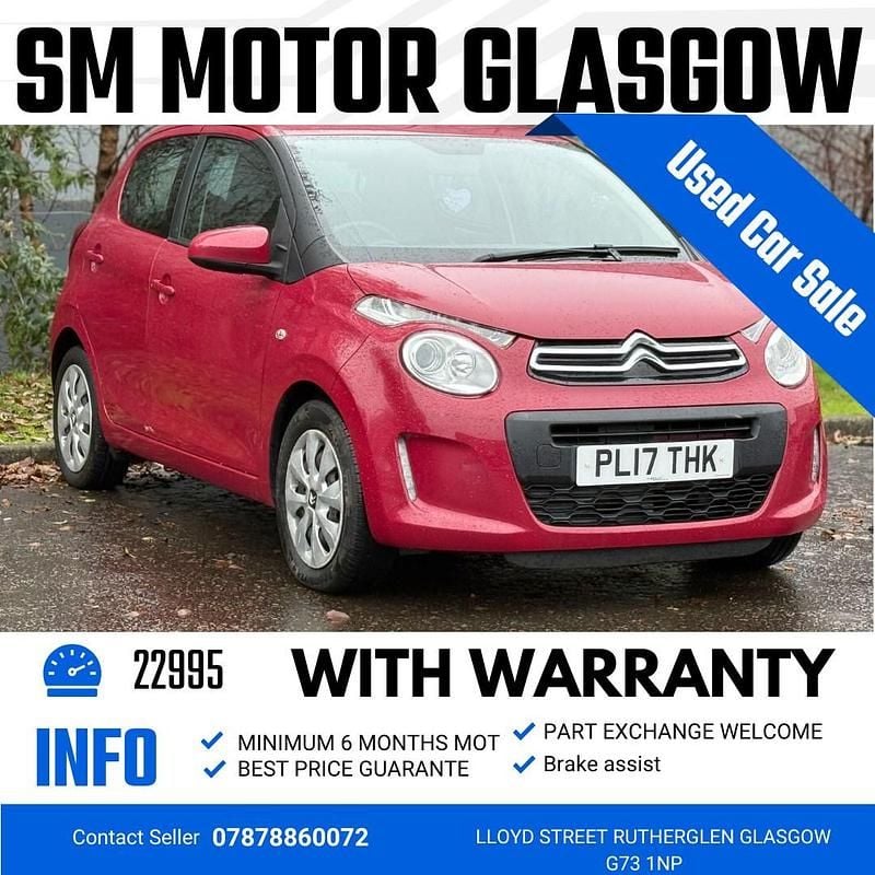 Red Used 2017 Citroën C1 Feel Hatchback | £3,499 (Super price) - Image 1/4