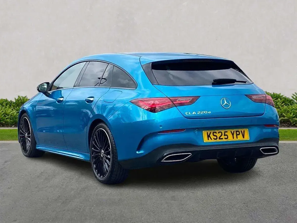 Used Mercedes CLA220 AMG Line Premium Plus 2025 Blue Estate