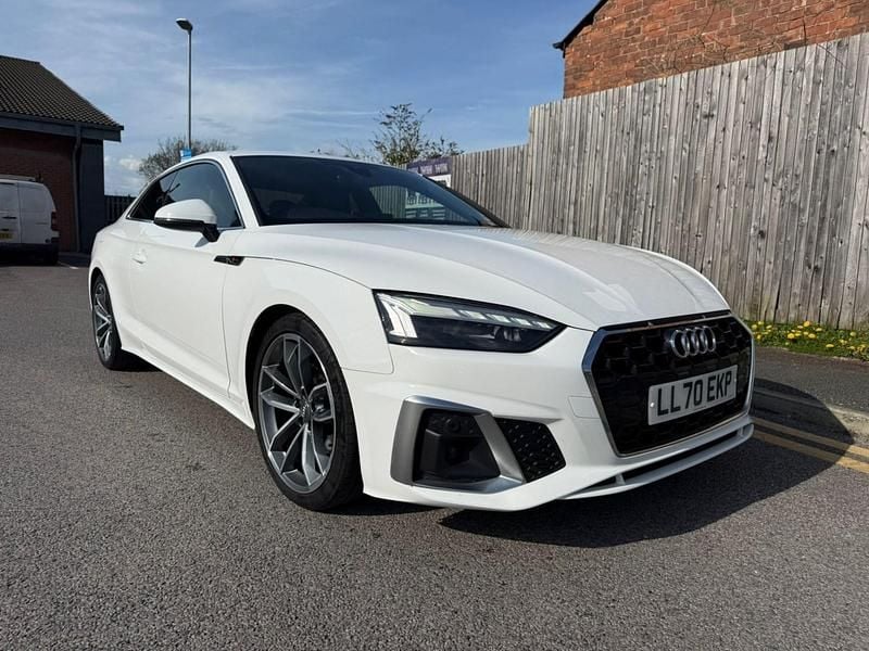 Used Audi A5 S-Line 163 HP (119 kW) 2020 White Coupe