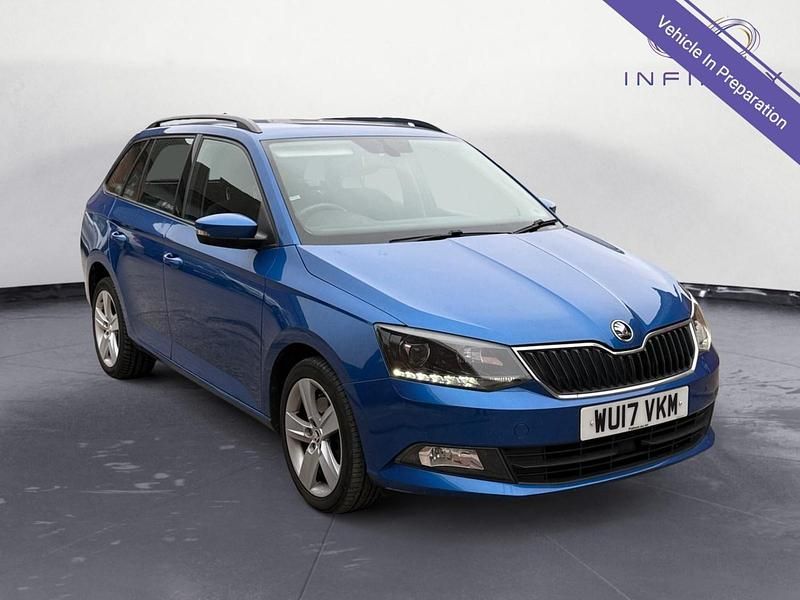 Used Skoda Fabia SE L 110 HP (80 kW) 2017 Blue Estate