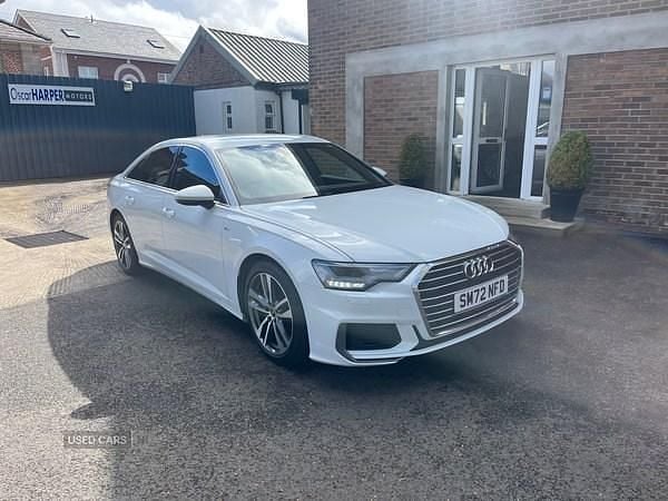 Used Audi A6 S-Line 204 HP (150 kW) 2023 White Sedan