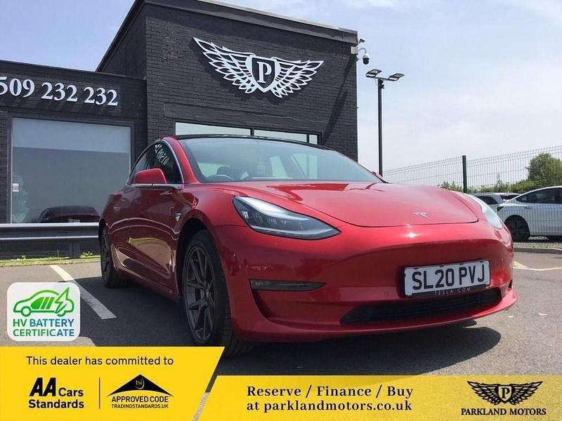 Red Used 2020 Tesla Model 3 Long Range RWD Sedan | £14,995 (Fair price) - Image 1/4
