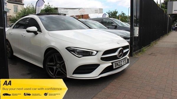White Used 2022 Mercedes CLA180 AMG line Sedan | £24,295 (Fair price) - Image 1/1