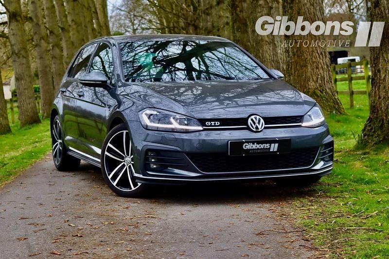 Grey Used 2017 VW Golf VII GTD Hatchback | £11,985 (Fair price) - Image 1/4