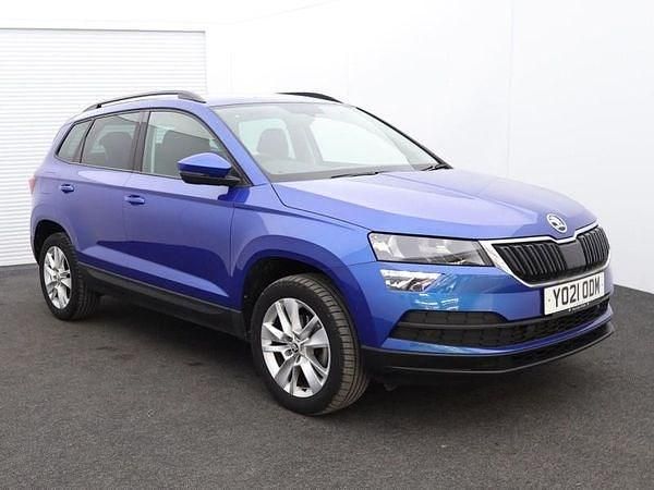 Blue Used 2021 Skoda Karoq SE Technology SUV | £19,599 (Fair price) - Image 1/1