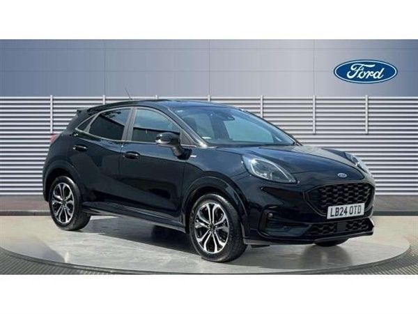 Black Used 2024 Ford Puma ST-Line SUV | £17,580 (Fair price) - Image 1/4