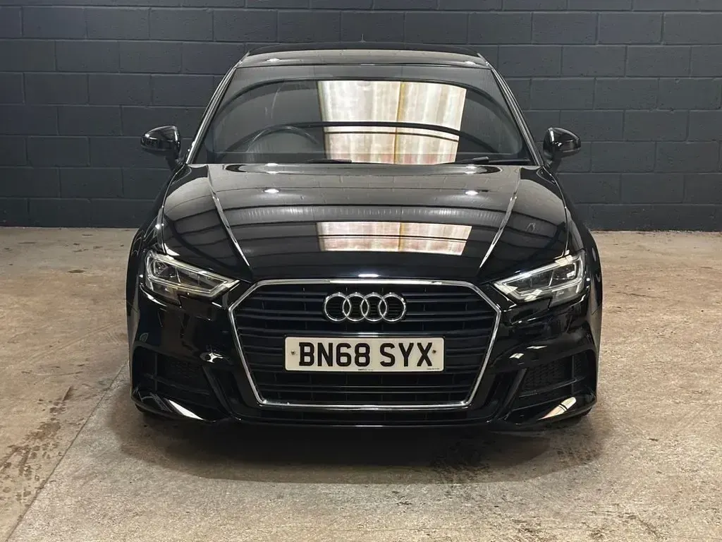 Used Audi A3 Sportback S-Line 150 HP (110 kW) 2018 Black Hatchback