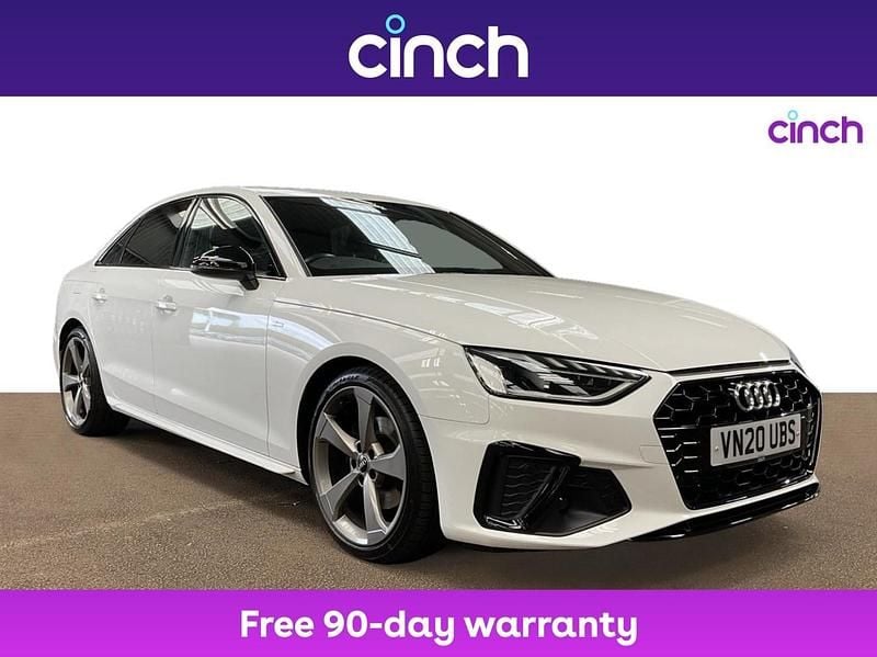 White Used 2020 Audi A4 Black Edition Sedan | £21,929 (Fair price) - Image 1/3