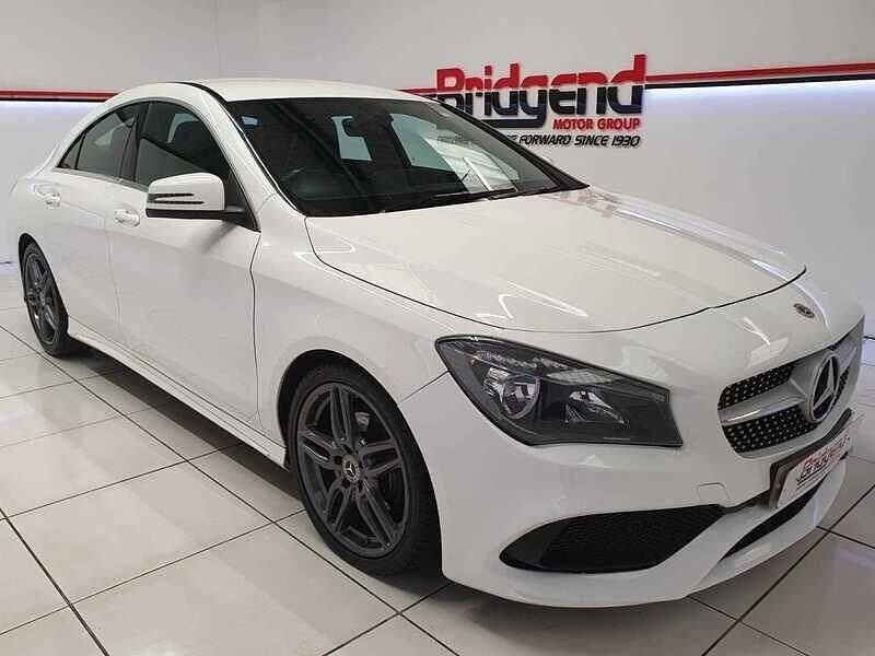 White Used 2018 Mercedes CLA180 AMG line Sedan | £15,395 (Fair price) - Image 1/4