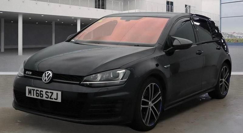 Used VW Golf VII GTD 184 HP (135 kW) 2016 Black Hatchback