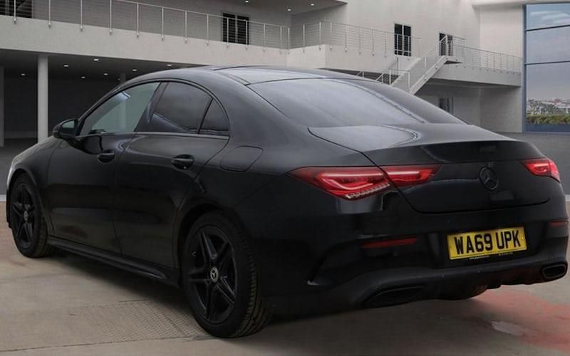 Used Mercedes CLA220 AMG line 190 HP (139 kW) 2019 Black Sedan