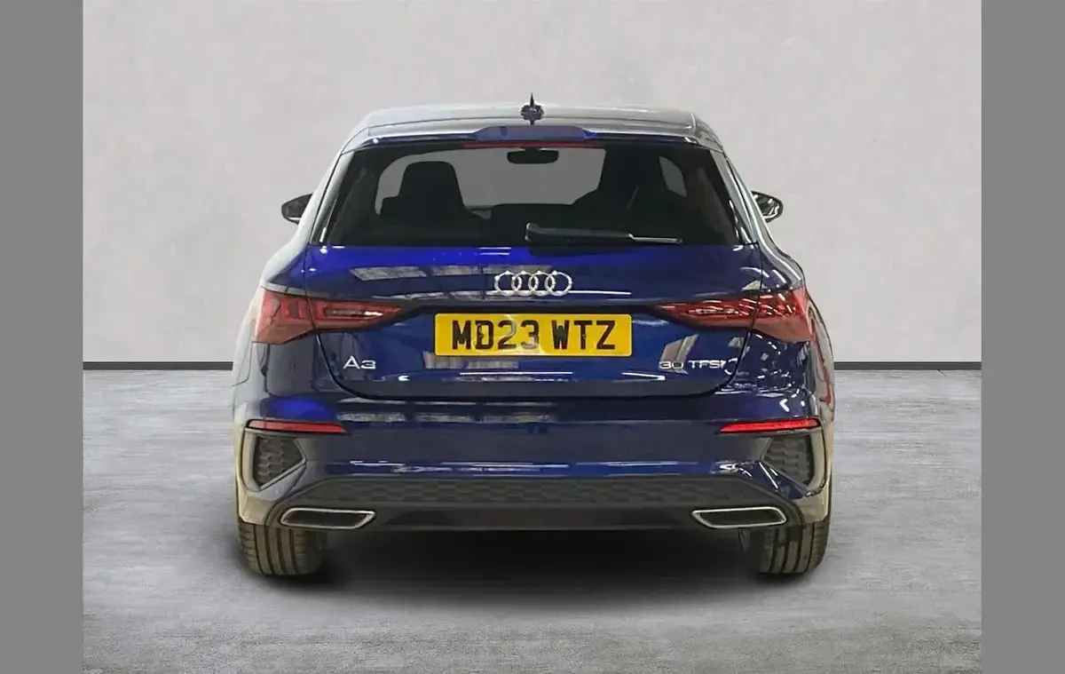 Used Audi A3 S-Line 110 HP (80 kW) 2023 Blue Sedan