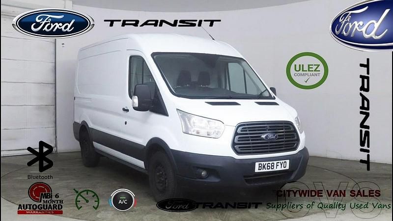 Used Ford Transit 130 HP (95 kW) 2018 White Van
