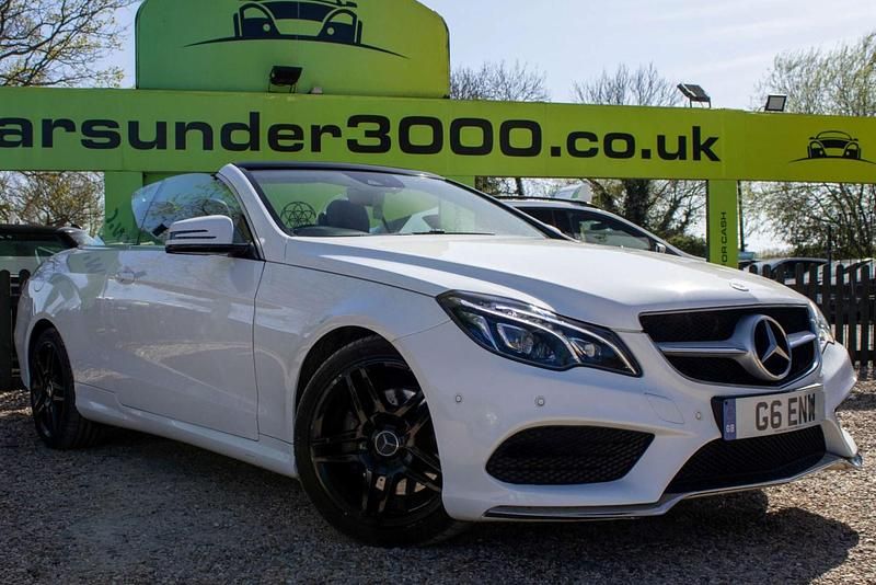 Used Mercedes E350 AMG line 258 HP (189 kW) 2015 White Cabriolet