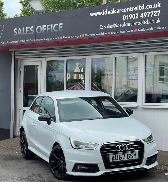 Used Audi A1 S-Line 125 HP (91 kW) 2017 White Hatchback