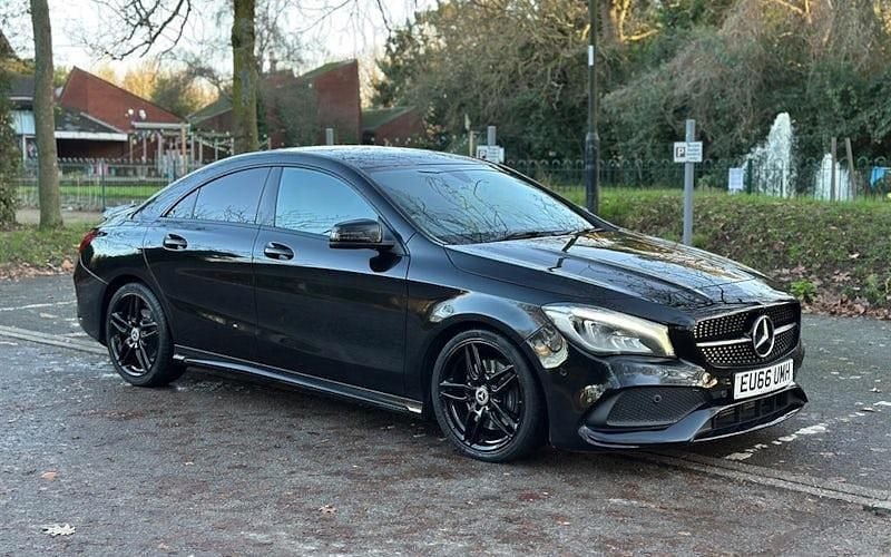 Black Used 2016 Mercedes CLA220 AMG line Sedan | £11,495 (Fair price) - Image 1/4