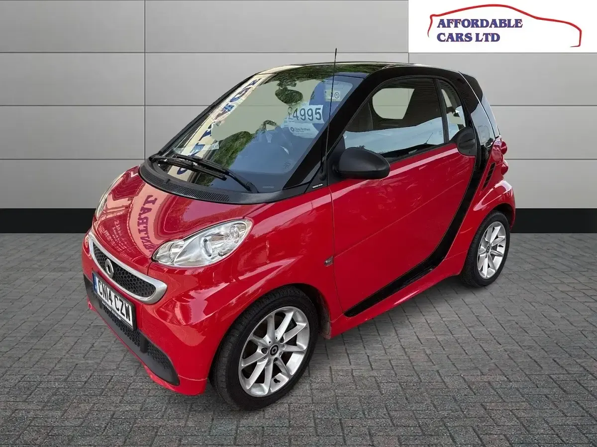 Used Smart ForTwo Coupé 55 kW (75 HP) 2014 Red Coupe
