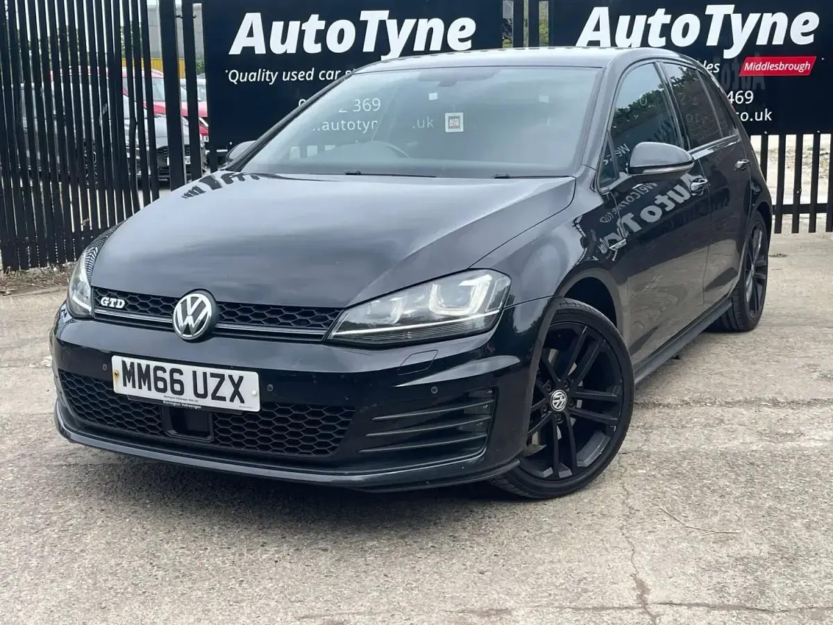 Used VW Golf VII GTD 184 HP (135 kW) 2016 Black Hatchback