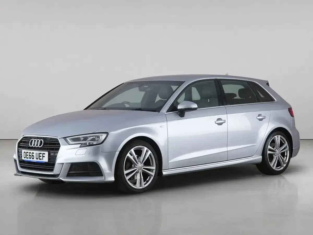 Used Audi A3 Sportback S-Line 150 HP (110 kW) 2016 Silver Hatchback
