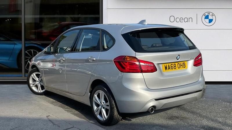 Used BMW 218 Active Tourer Sport Line 138 HP (101 kW) 2019 Silver MPV