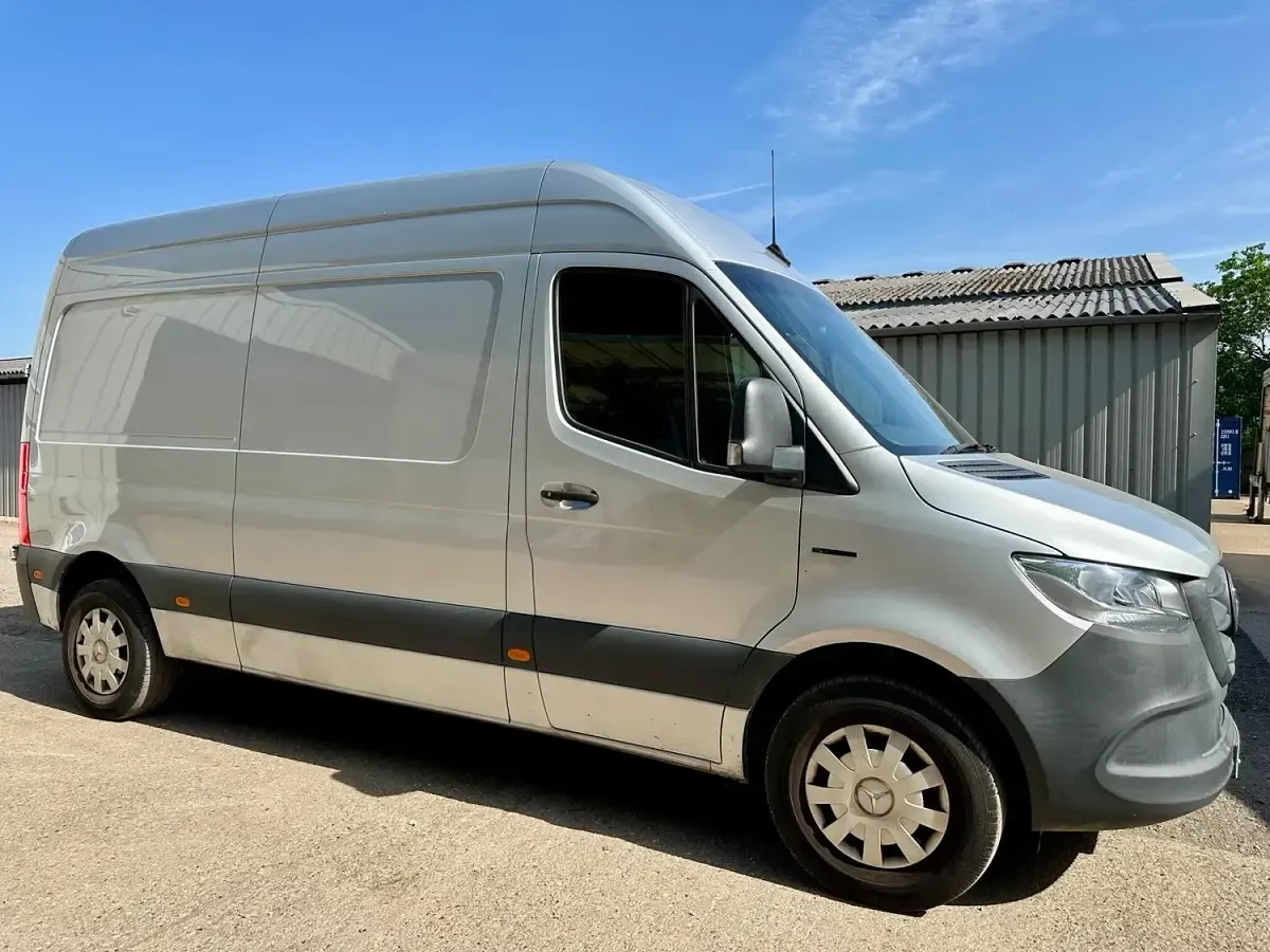 Used Mercedes E-Sprinter Progressive 85 kW (116 HP) 2021 Silver Van